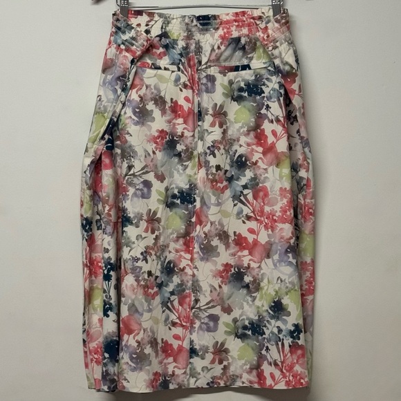Athleta Savannah Skirt Pull On Elastic Waist Lumen Floral Cream 3X - Picture 4 of 6